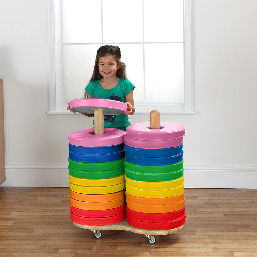 Donut™ Multi-Seat Trolley with 24 Cushions