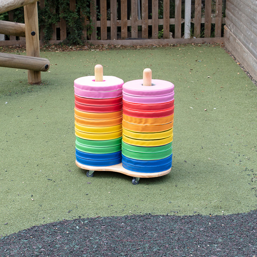 Donut™ Multi-Seat Trolley with 24 Cushions