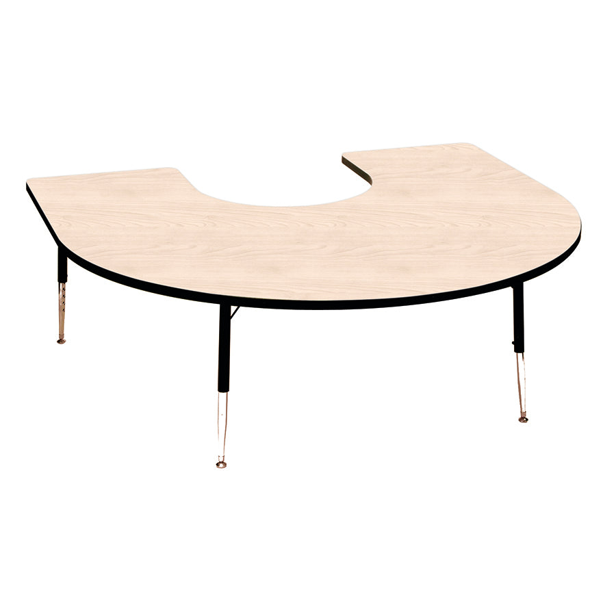 Tuf Top™ Height Adjustable Horseshoe Table