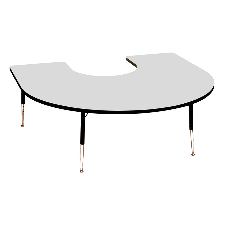 Tuf Top™ Height Adjustable Horseshoe Table