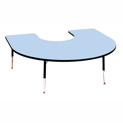 Tuf Top™ Height Adjustable Horseshoe Table