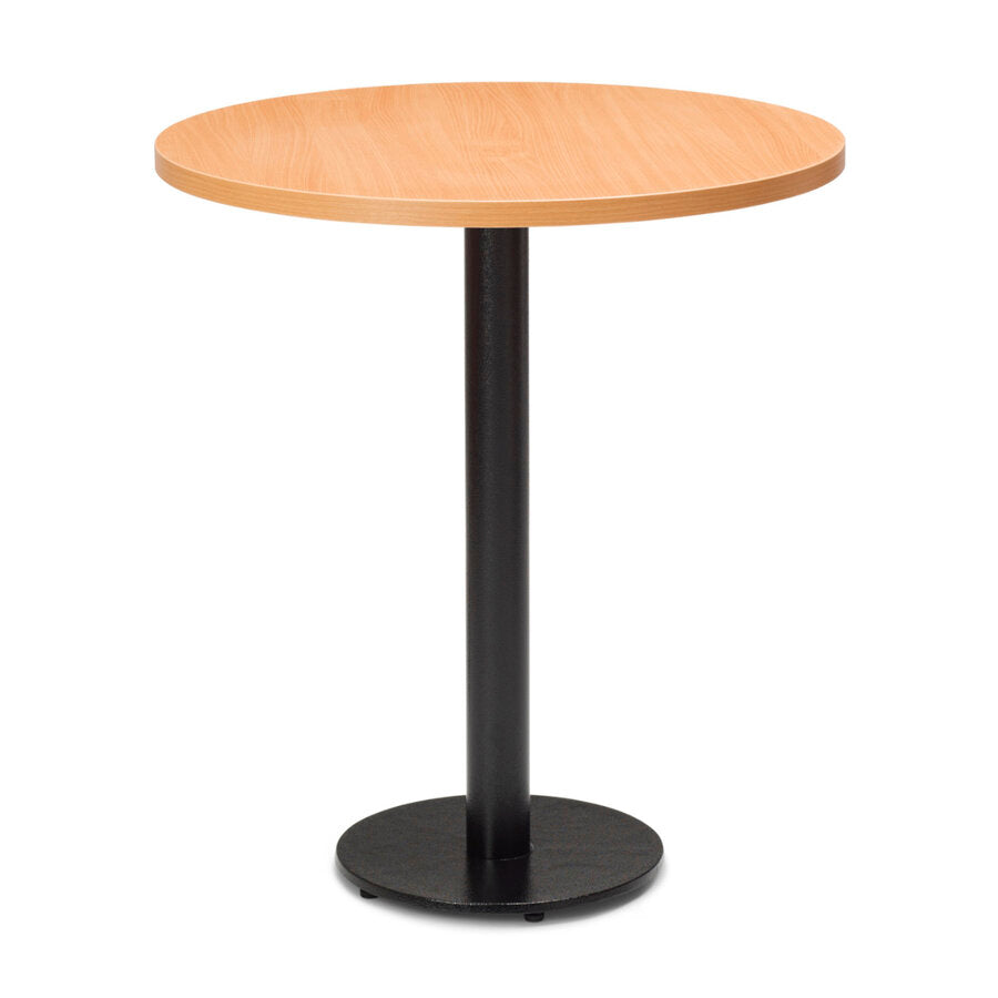 Forza Black Cast Metal Dining Base with 700mm Square or Round MFC Top