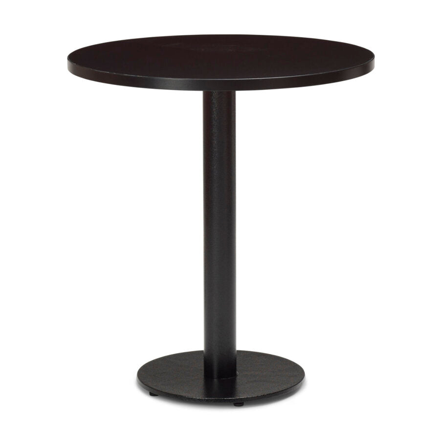 Forza Black Cast Metal Dining Base with 700mm Square or Round MFC Top