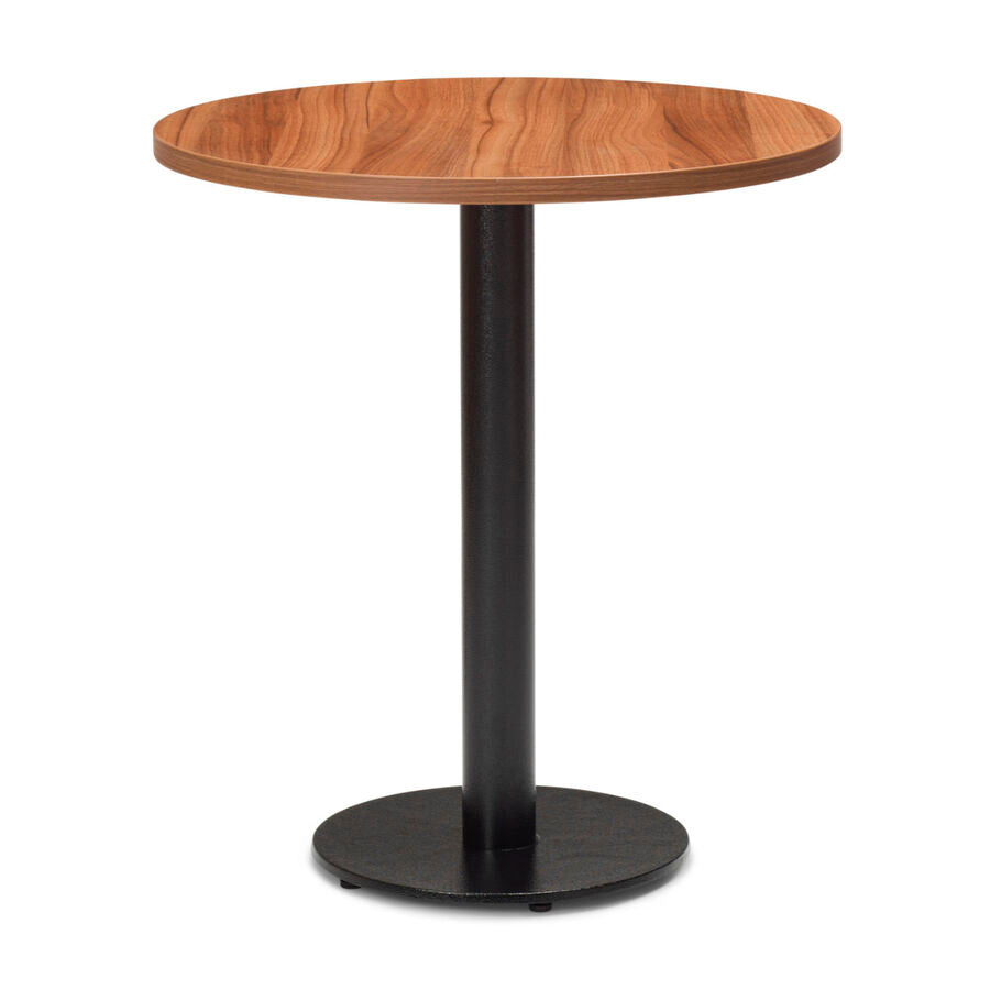 Forza Black Cast Metal Dining Base with 700mm Square or Round MFC Top