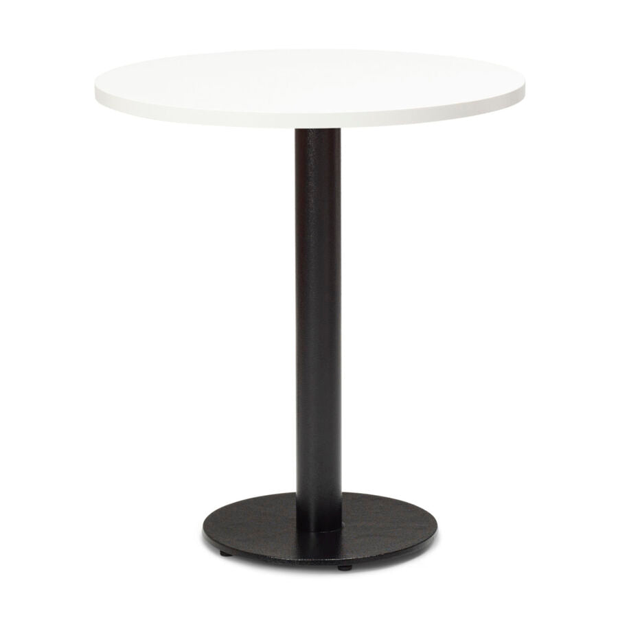 Forza Black Cast Metal Dining Base with 700mm Square or Round MFC Top