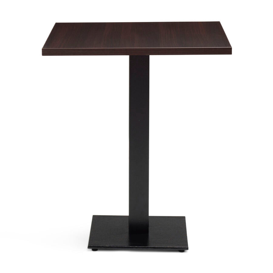 Forza Black Cast Metal Dining Base with 700mm Square or Round MFC Top