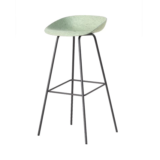 Felt High Metal Wire Frame Barstool