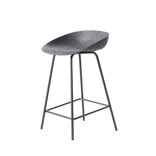 Felt Medium Metal Wire Frame Barstool