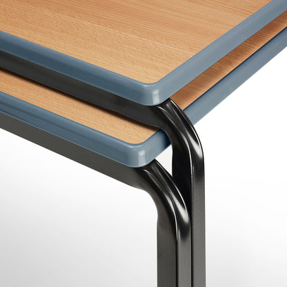 Deca Crush Bend Frame Fully Moulded Edge Classroom Table 1200x600