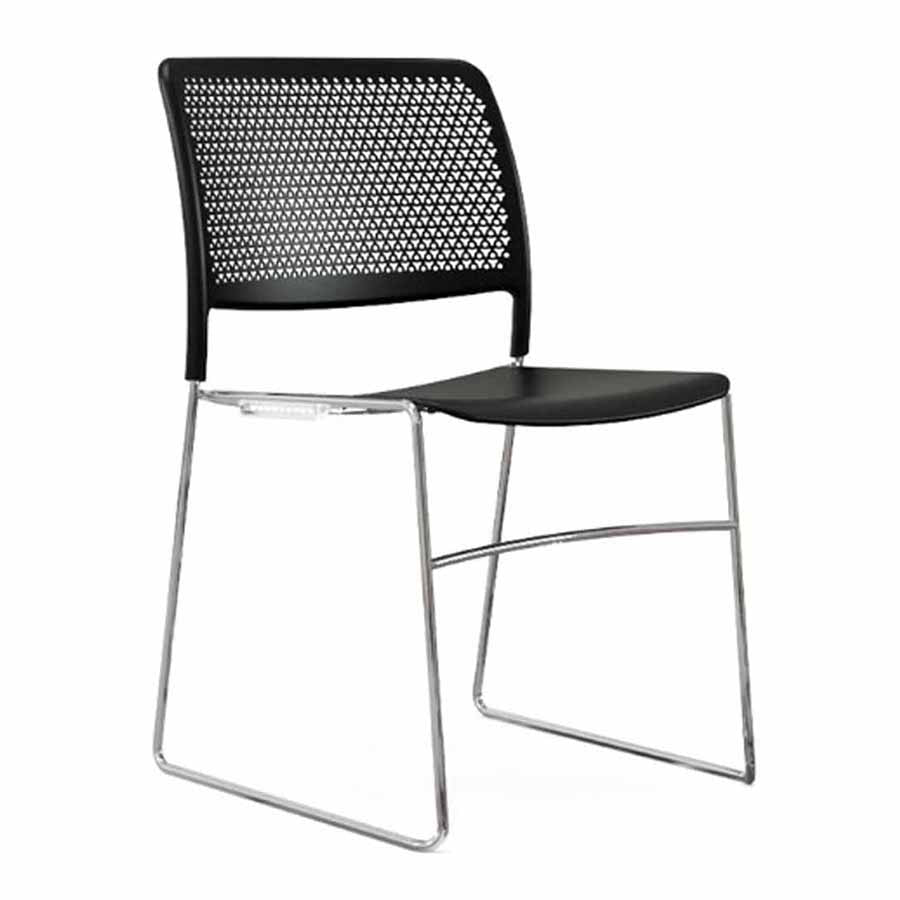 Grafton Stacking High Density Skid Base Chair