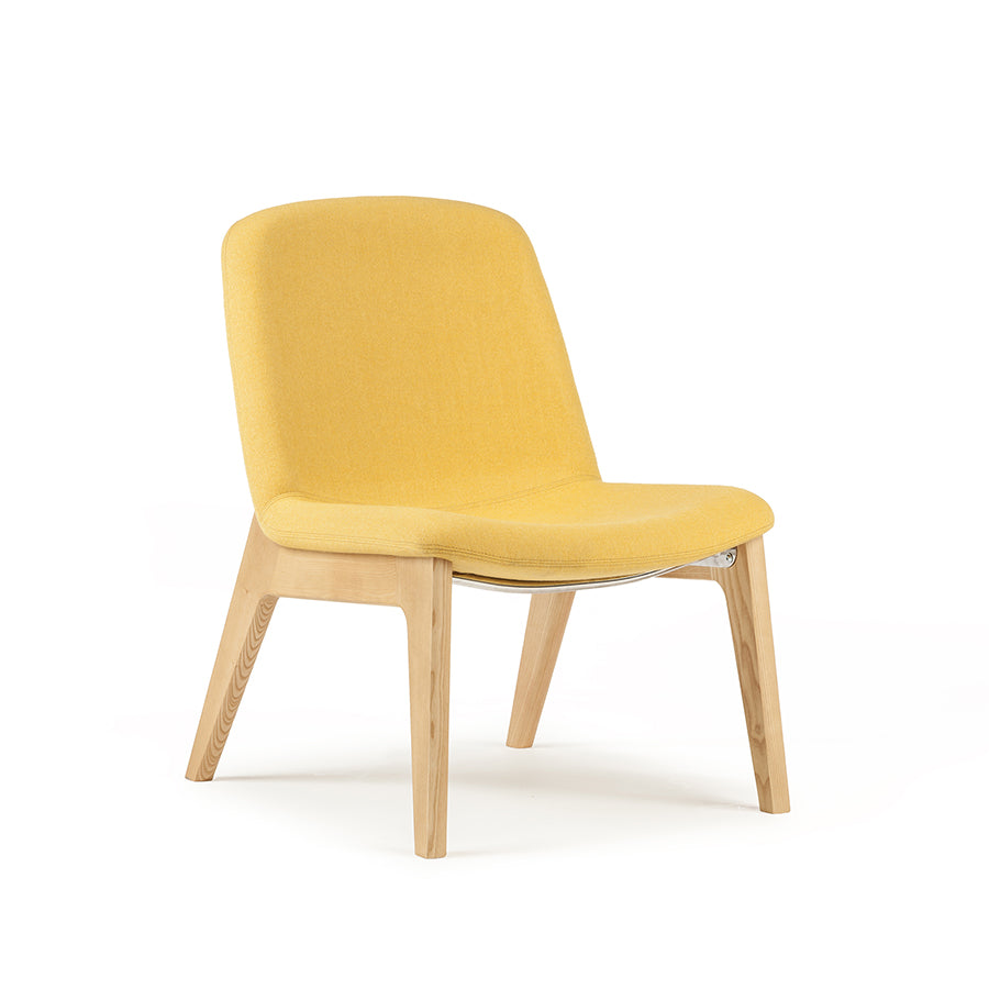 Herbie Lounge Chair with Solid Ash 4 Leg Frame