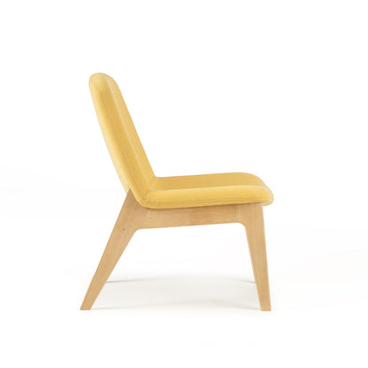 Herbie Lounge Chair with Solid Ash 4 Leg Frame