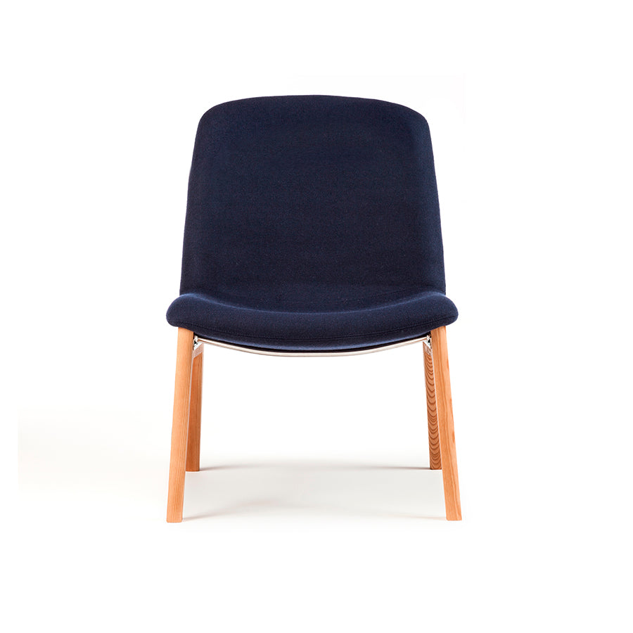 Herbie Lounge Chair with Solid Ash 4 Leg Frame