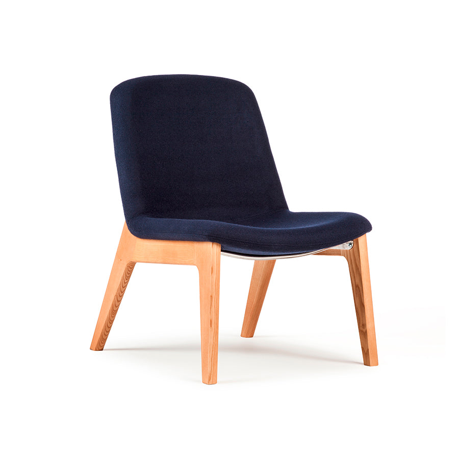 Herbie Lounge Chair with Solid Ash 4 Leg Frame