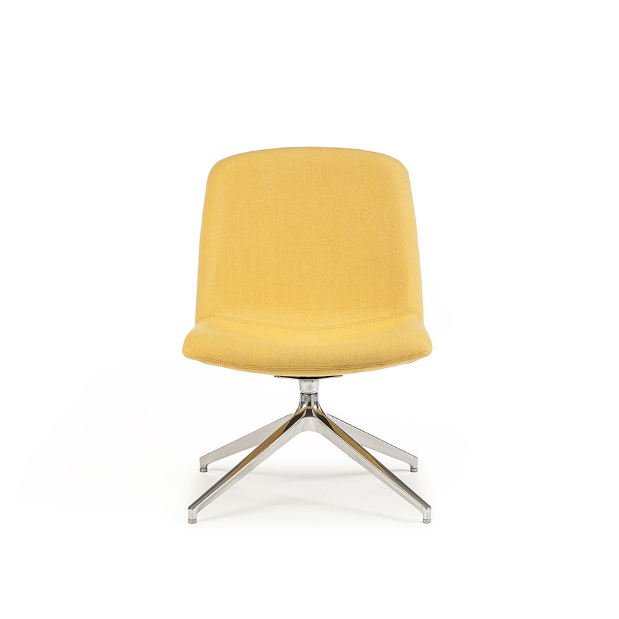 Herbie Lounge Chair with Pyramid Base