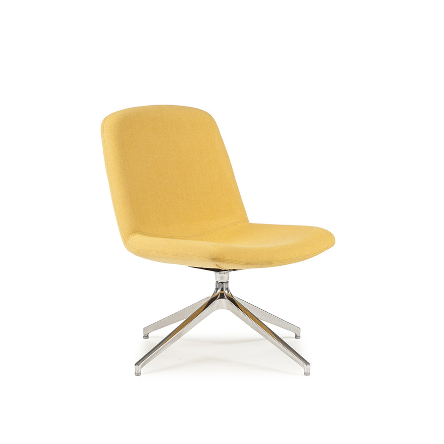 Herbie Lounge Chair with Pyramid Base