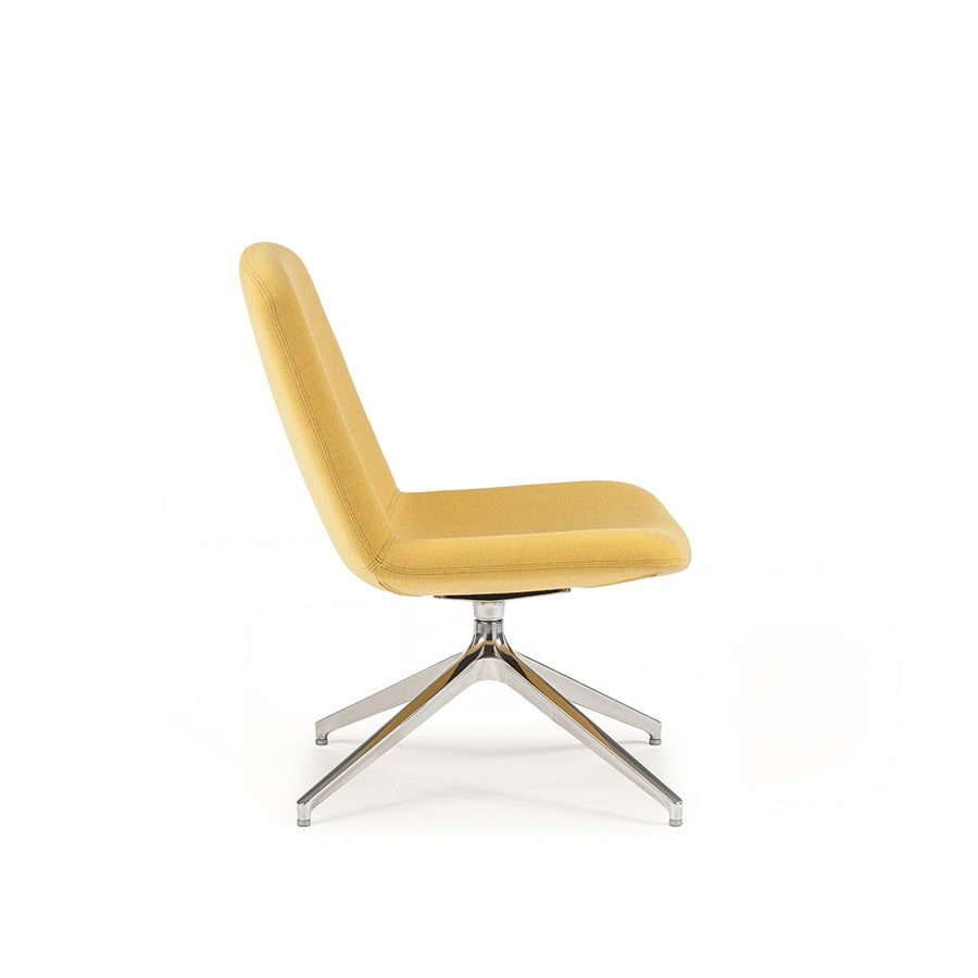 Herbie Lounge Chair with Pyramid Base