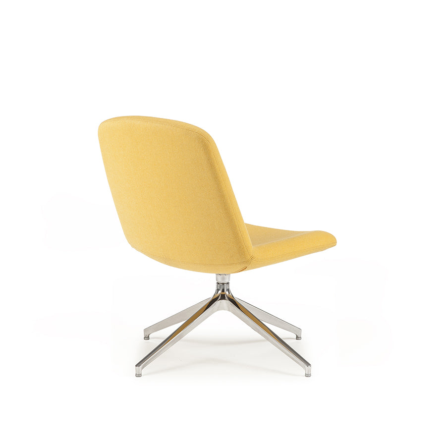 Herbie Lounge Chair with Pyramid Base