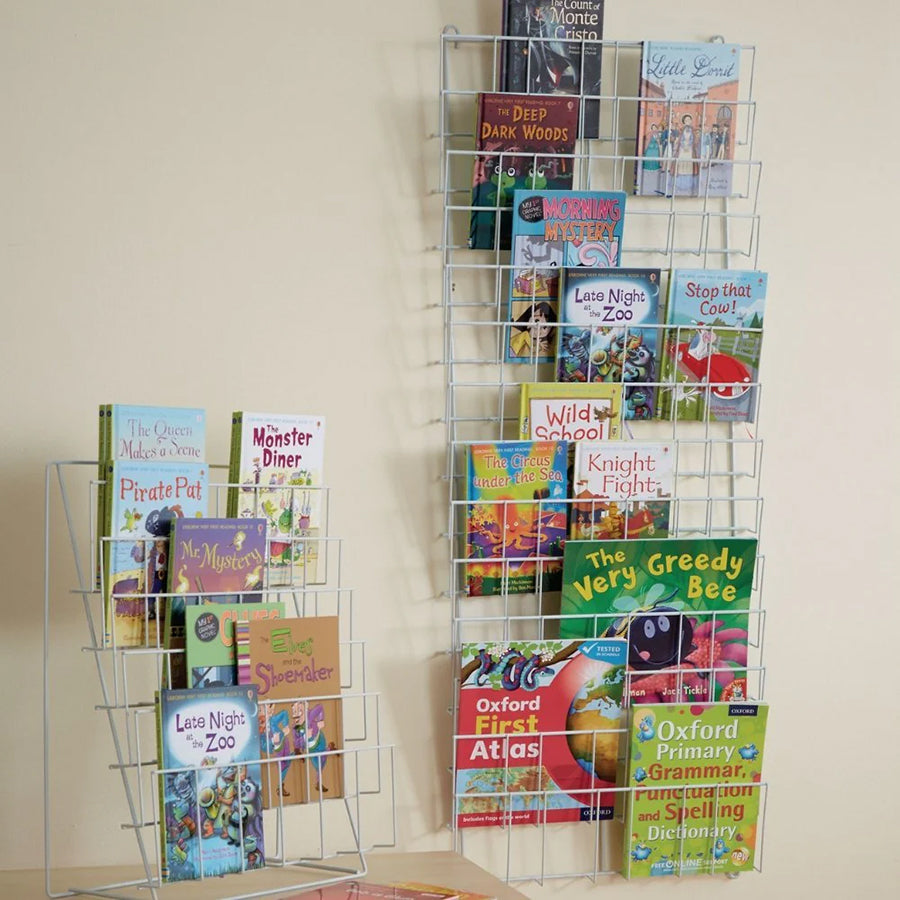 Vertical Wall Mounted Book Rack