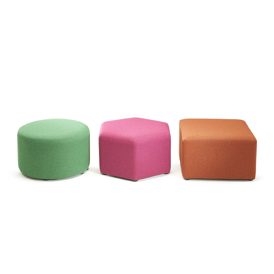 Hexagon, Round and Square Stools