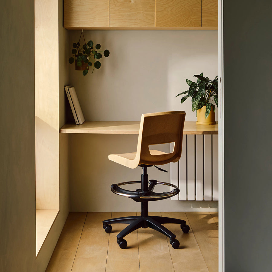 Postura Plus Wood Mix Task Chair and Stool