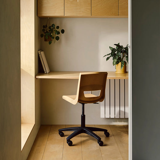 Postura Plus Wood Mix Task Chair and Stool