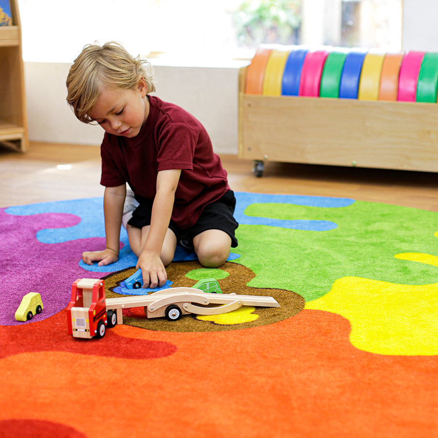 Circular Colour Palette Carpet 2000mm