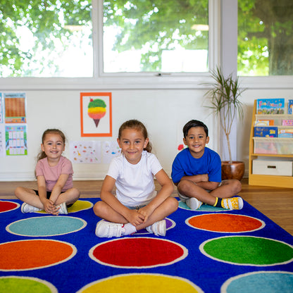 Rainbow™ Circles Placement Carpet 2x2M