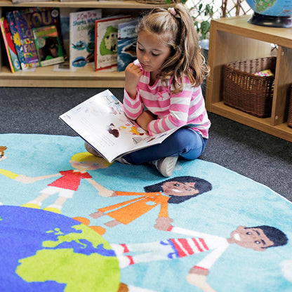 Children Of The World Multi-Cultural Carpet