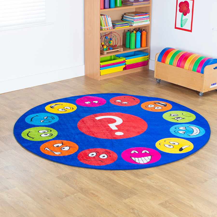 Emotions™ Faces Circular Carpet 2M