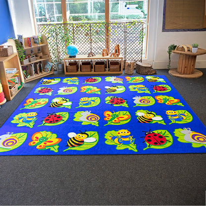 Back To Nature Large Square Bug Placement Carpet