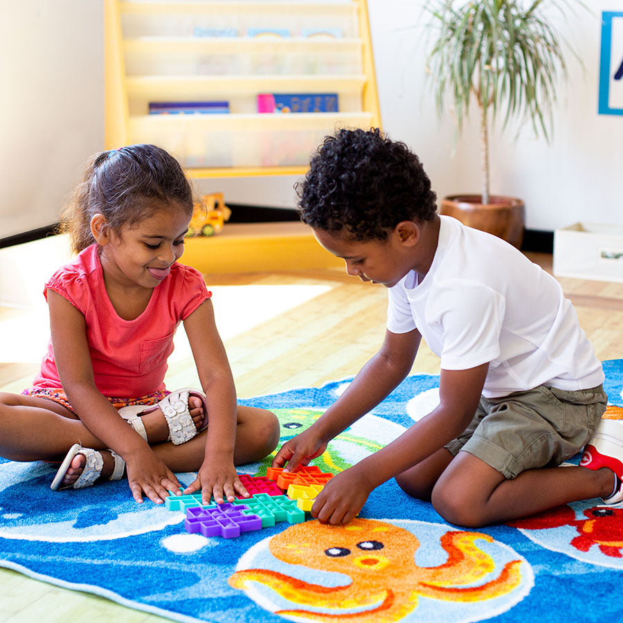 Under The Sea Corner Placement Carpet