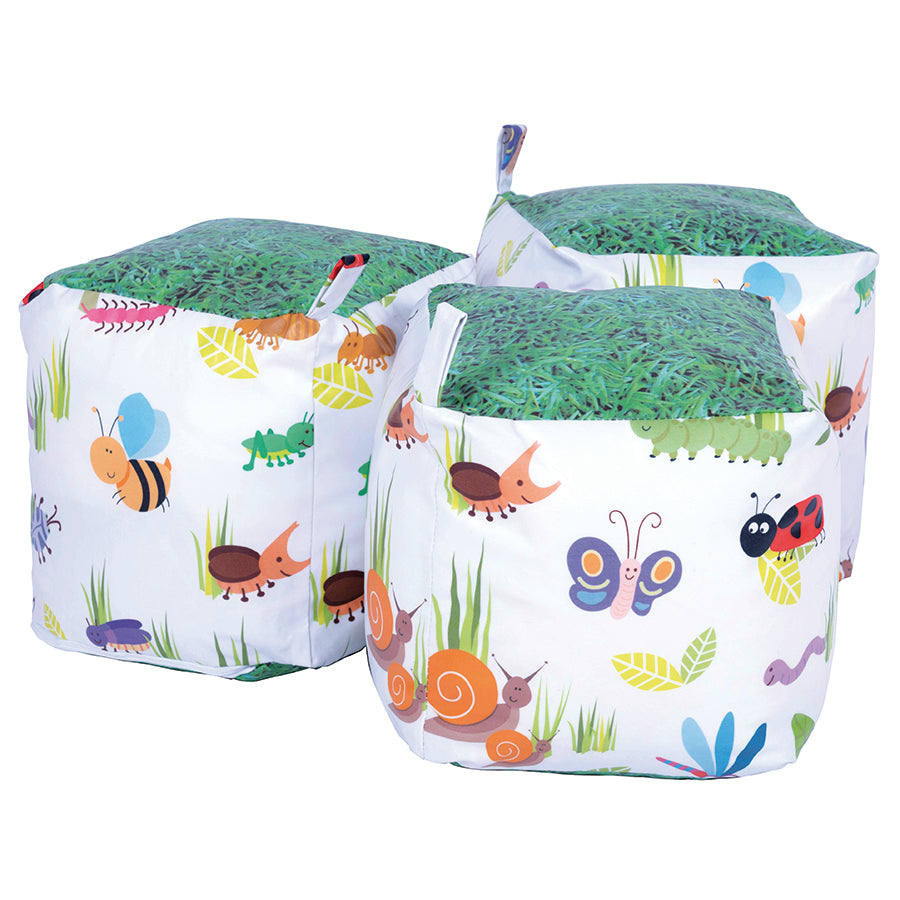 Mini-Beast Pack Of 3 Nature Theme Classroom Cubes