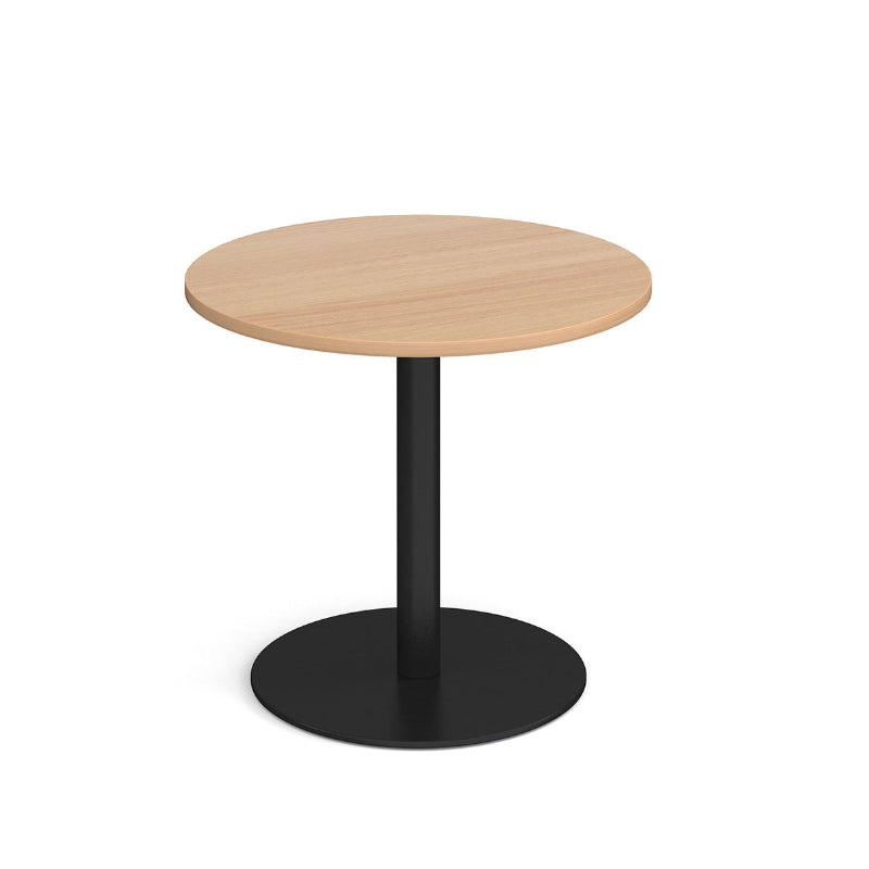 Circular Table With Black Radial Dome Base H750Mm