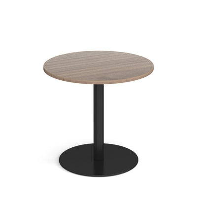 Circular Table With Black Radial Dome Base H750Mm