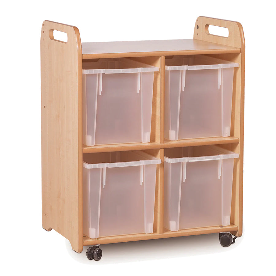 Discovery Shelf Storage 2 Column Unit with Clear Tubs