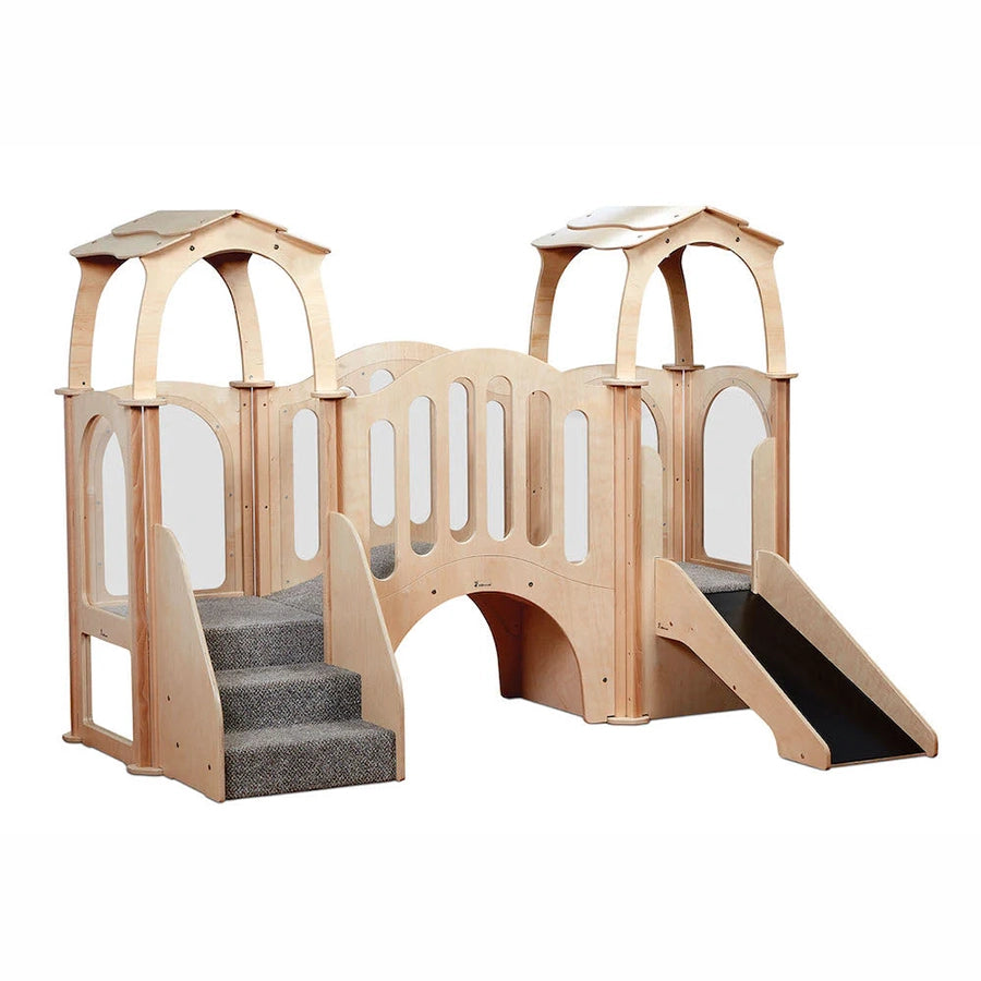 Hide 'N' Slide Kinder Gym With Roof