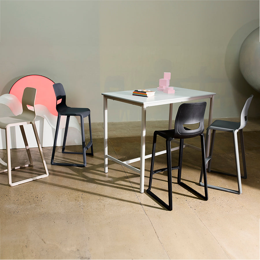 Postura One Piece High Back Stool