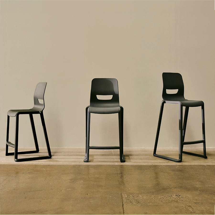 Postura One Piece High Back Stool