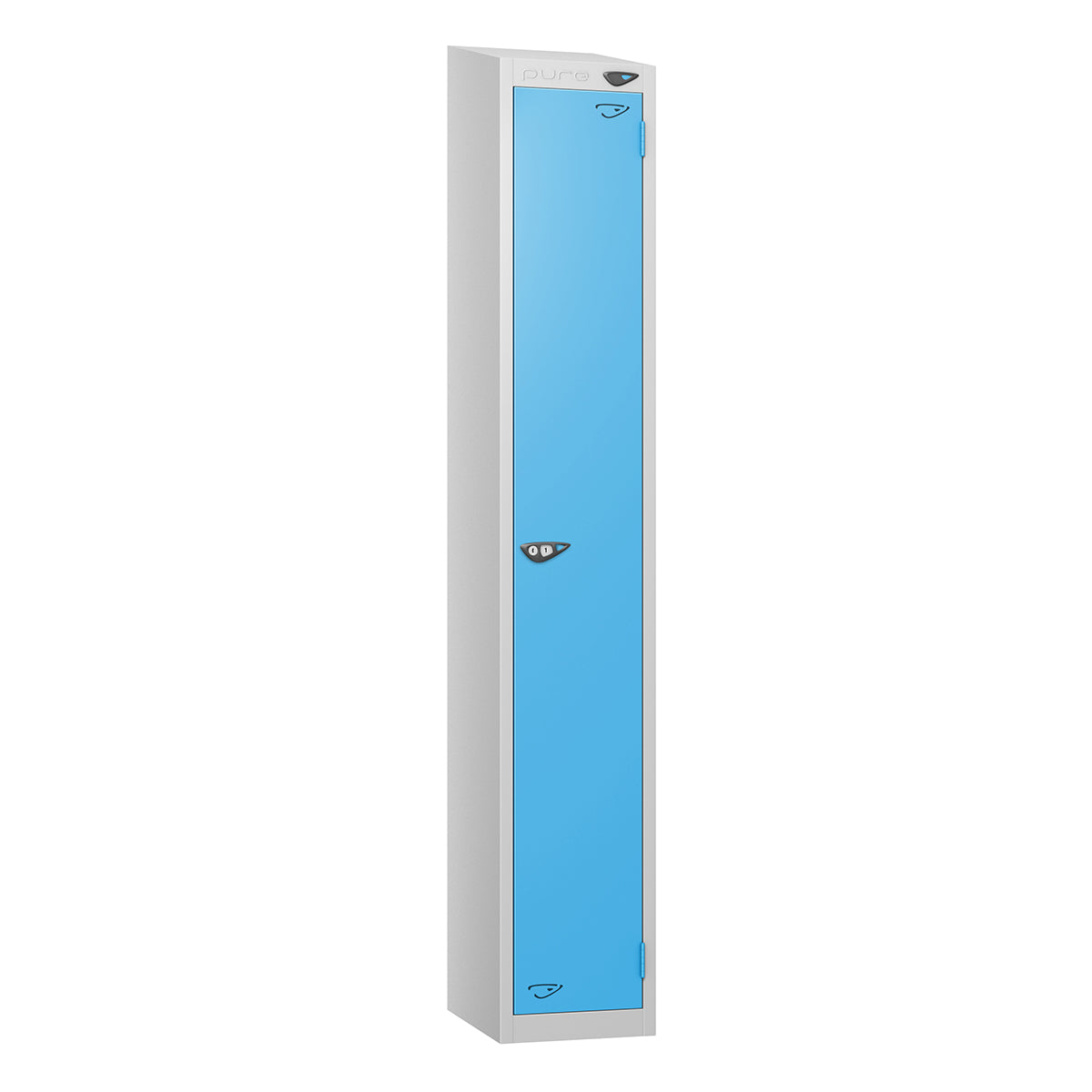 Pure Prime 1 Door Sloping Top Locker H1800xW300xD380mm