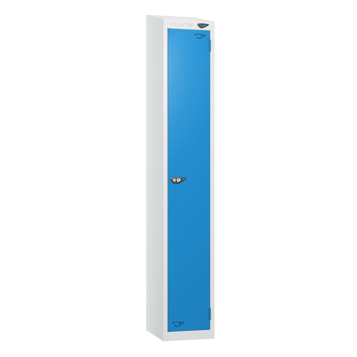 Pure Prime 1 Door Sloping Top Locker H1800xW300xD380mm