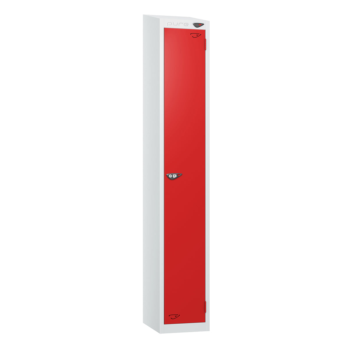 Pure Prime 1 Door Sloping Top Locker H1800xW300xD380mm