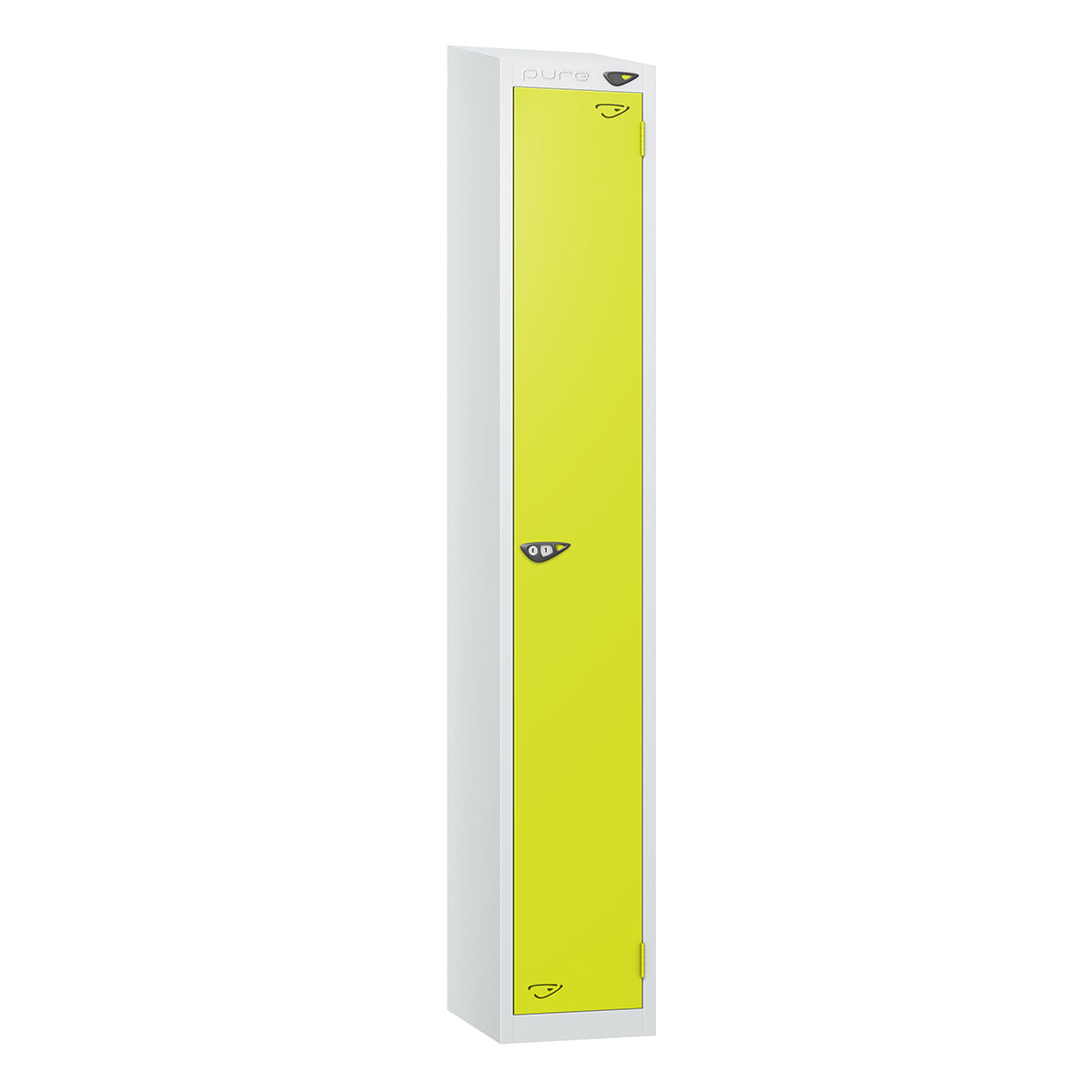 Pure Prime 1 Door Sloping Top Locker H1800xW300xD380mm