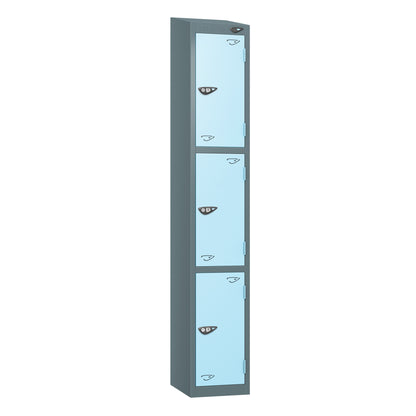 Pure Prime 3 Door Sloping Top Locker H1800xW300xD380mm