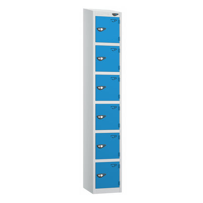 Pure Prime 6 Door Sloping Top Locker H1800xW300xD380mm