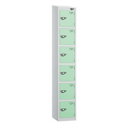 Pure Prime 6 Door Sloping Top Locker H1800xW300xD380mm