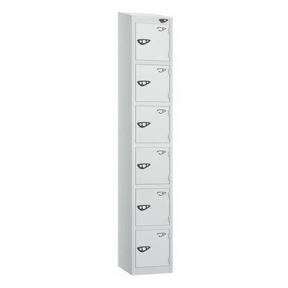 Pure Prime 6 Door Sloping Top Locker H1800xW300xD380mm