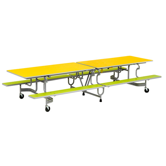 Rectangular BY65 Bench Mobile Folding Dining Unit 3660mm in Length