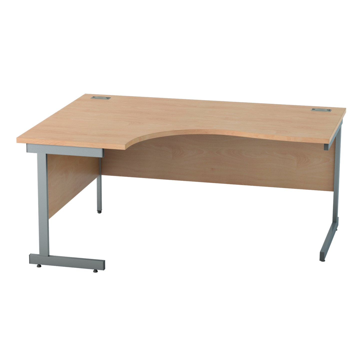 Satellite Cantilever Desk Left Scooped Workstation