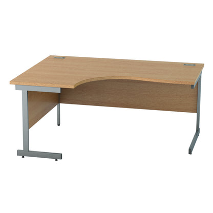 Satellite Cantilever Desk Left Scooped Workstation